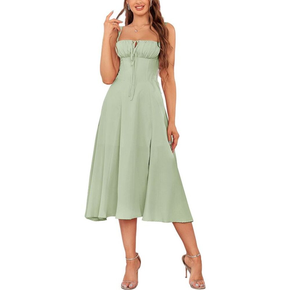 Amanda Royal Womens  Midi Dress
